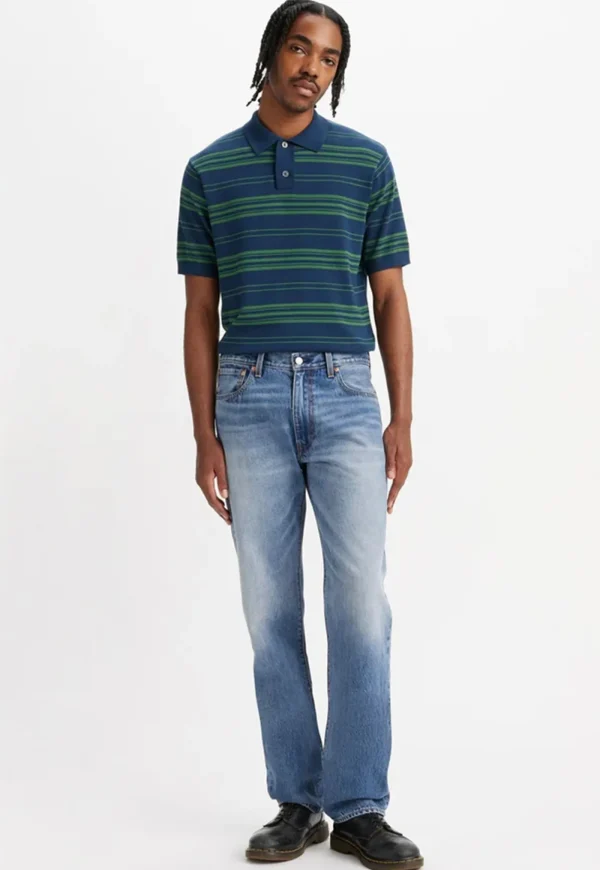 New 555 Relaxed Straight Jeans - Indigo Champion Denim