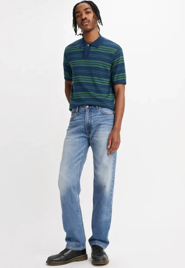 New 555 Relaxed Straight Jeans - Indigo Champion Denim