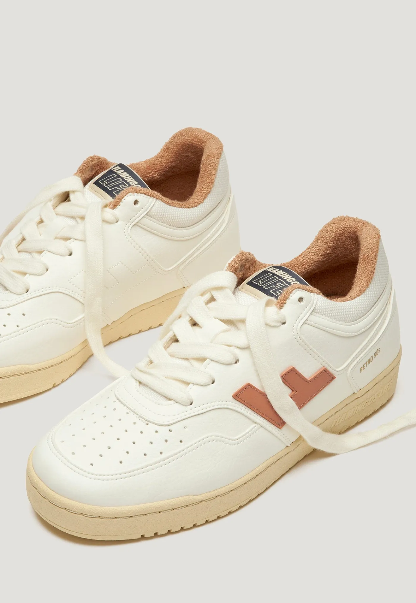 retro_s_sneaker__white_ap_1.webp Discount Retro 90s Sneaker - White Apricot Vanilla Women Footwear | Sneakers