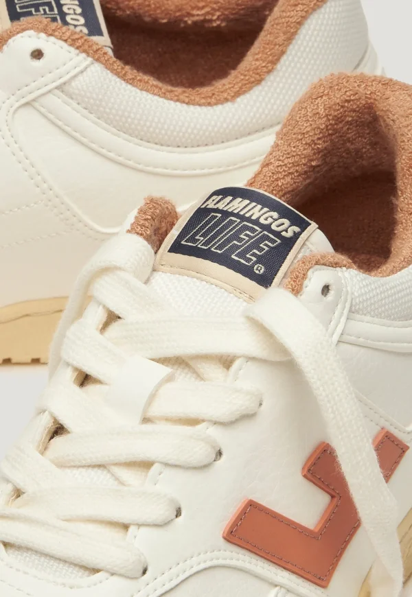 Discount Retro 90s Sneaker - White Apricot Vanilla Women Footwear | Sneakers