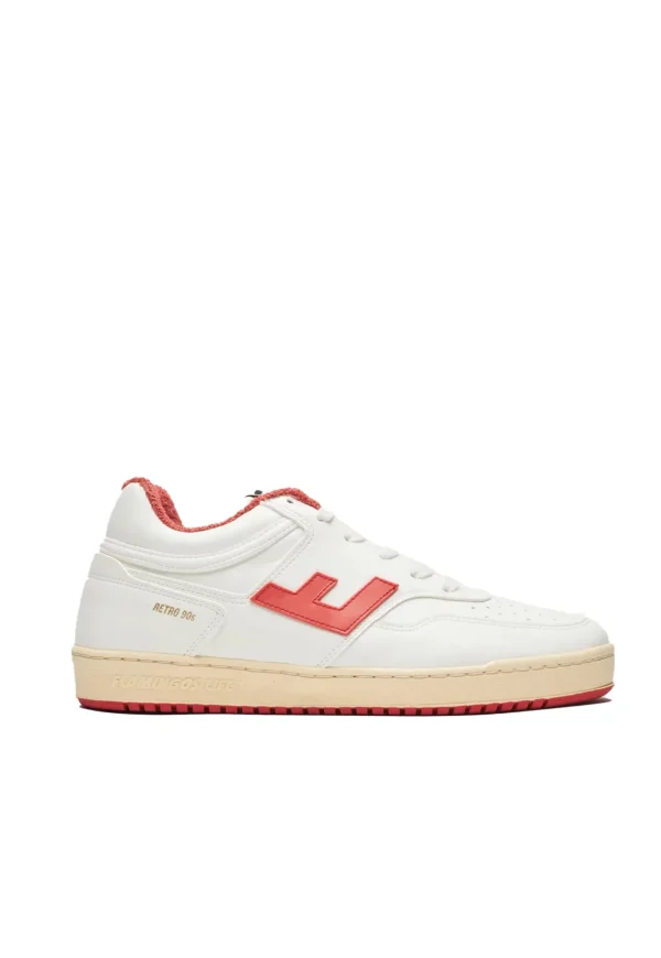 Sale Retro 90s Sneaker - White Vanilla Tomato Women Footwear | Sneakers
