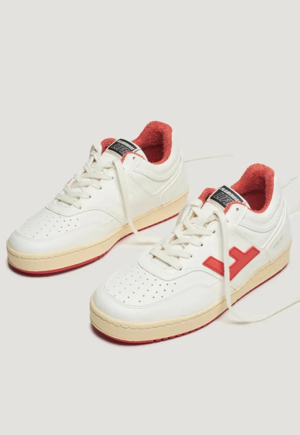 Sale Retro 90s Sneaker - White Vanilla Tomato Women Footwear | Sneakers