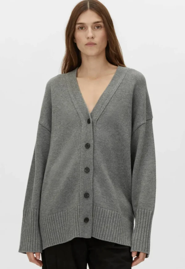Sale Romeo 2.0 Cardigan - Grey Melange Women Knitwear
