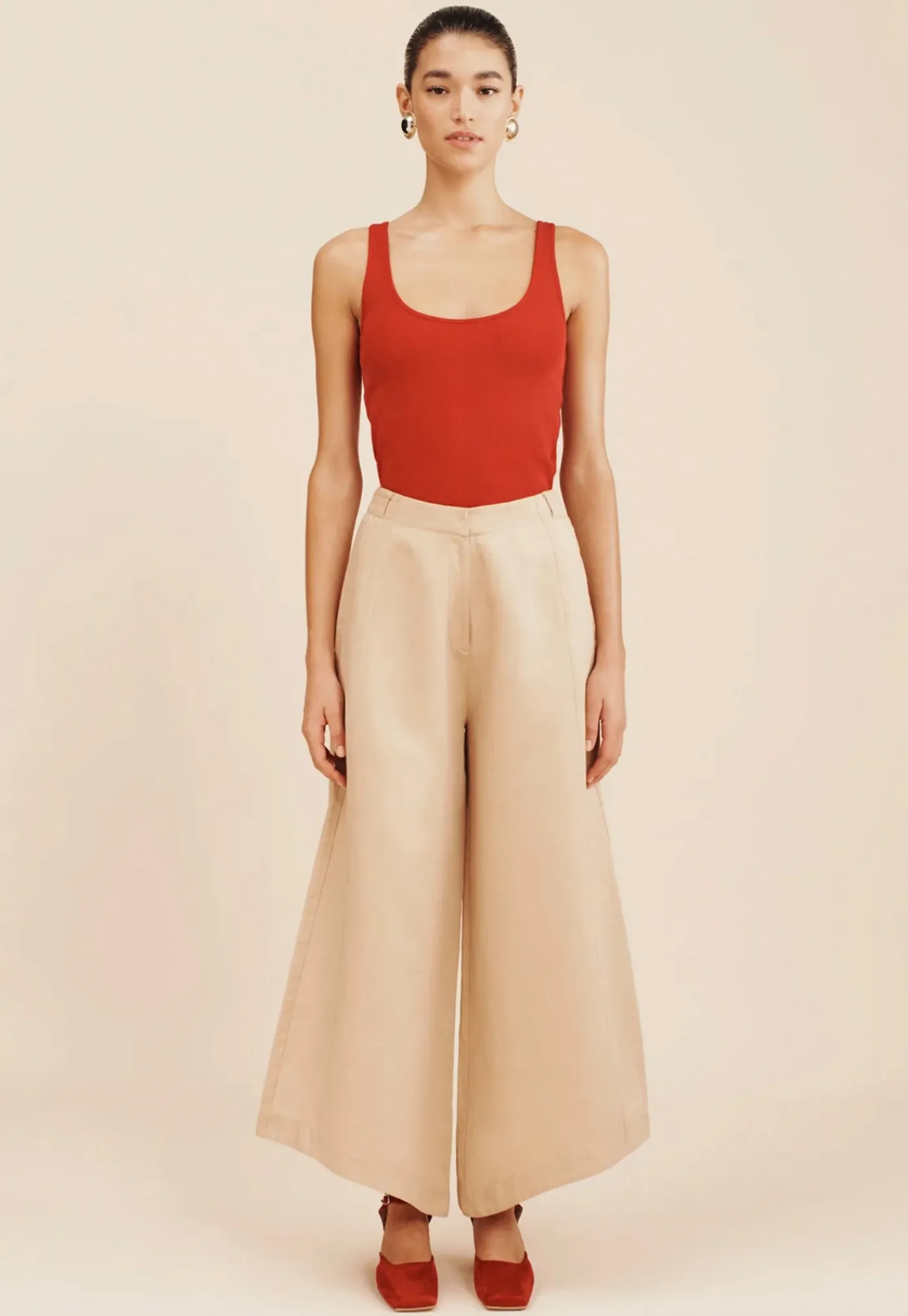 ruth_trouser__latte_0.webp Outlet Ruth Trouser - Latte Women Pants