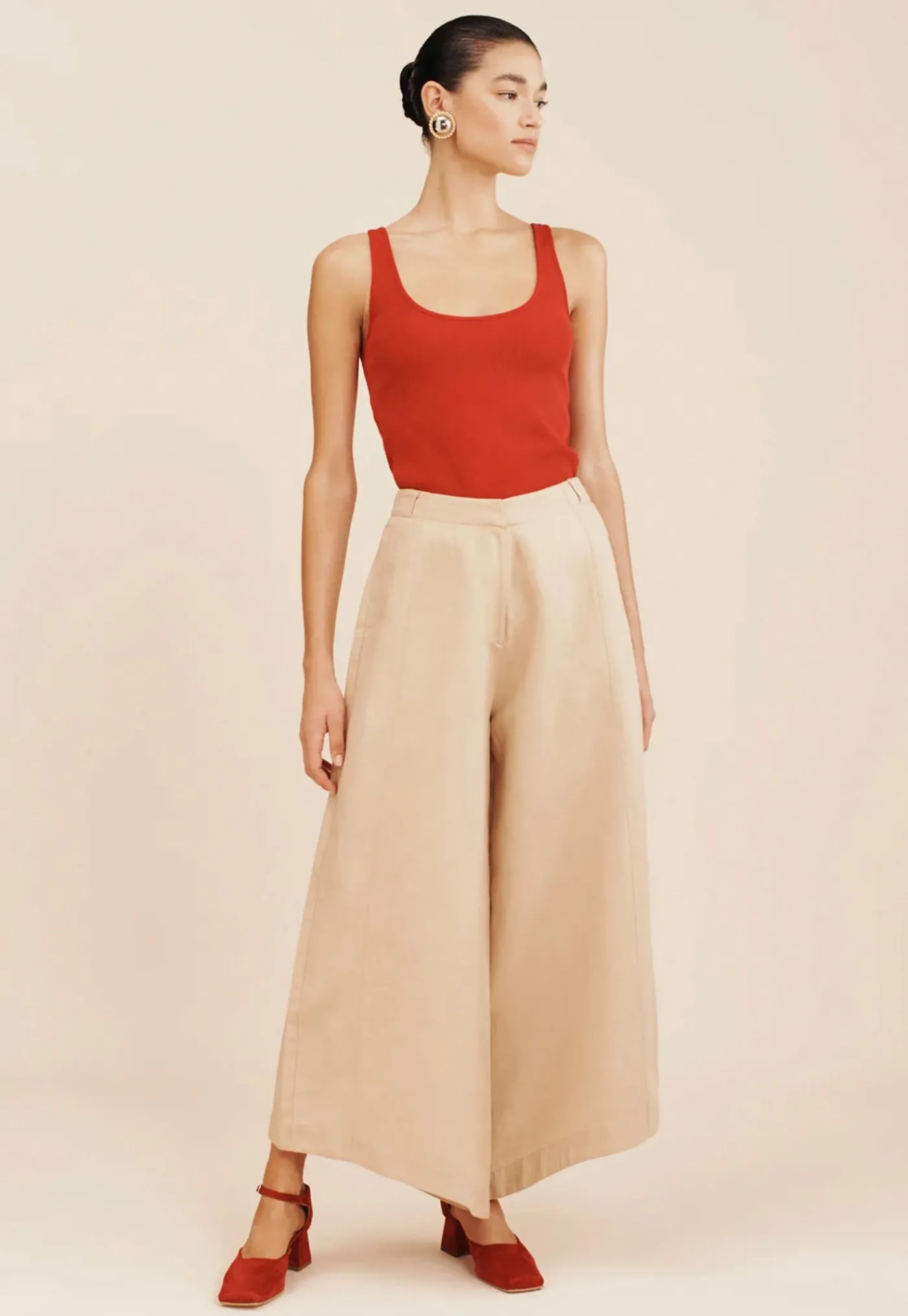 ruth_trouser__latte_1.webp Outlet Ruth Trouser - Latte Women Pants
