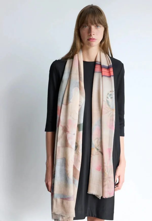 Discount Senso-Ji - Skinny Wool Scarf Women Scarves | Scarves
