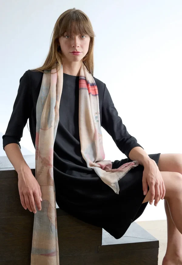 Discount Senso-Ji - Skinny Wool Scarf Women Scarves | Scarves