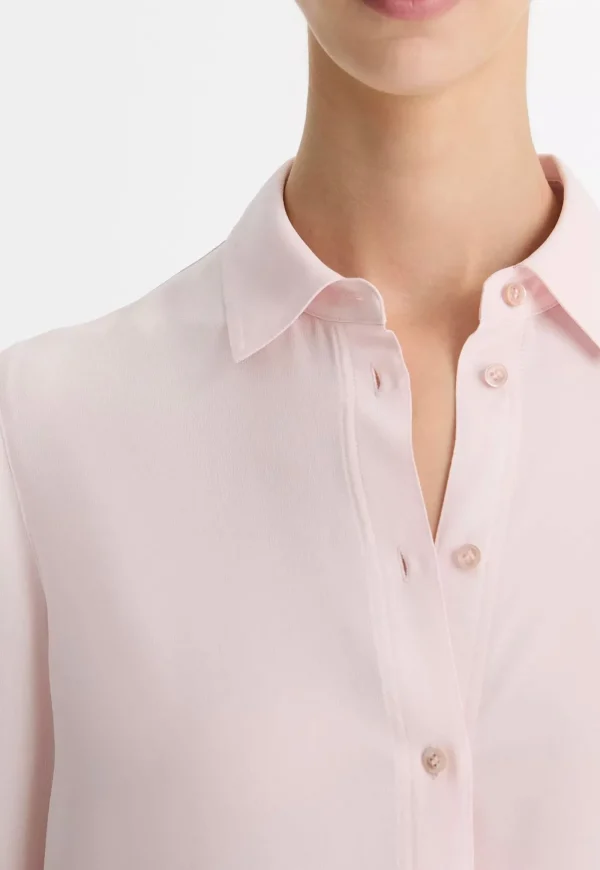 New Silk Slim Fitted Blouse - Ballet Women Tops & Tees