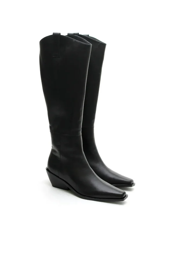 Sale Simone Knee High Boot - Black Women Footwear | Boots