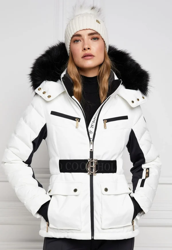 Best Ski Jacket - White Women Blazers & Jackets