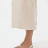 Clearance Sling Back Thong Heel - Silver Women Footwear | Heels