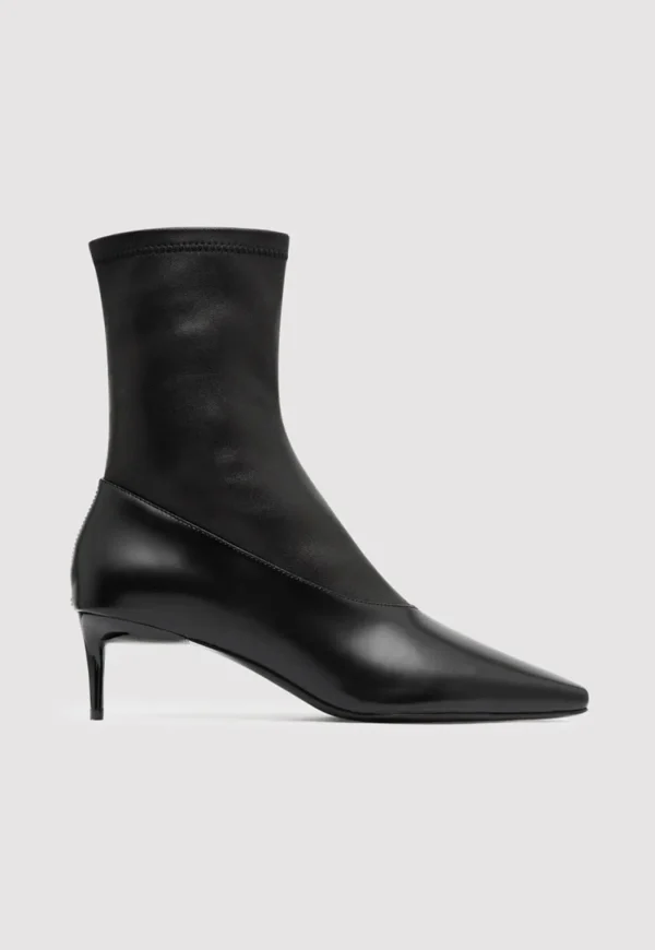 Clearance Sock Ankle Boot - Black Women Footwear | Boots