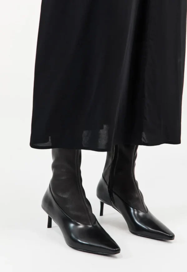 Clearance Sock Ankle Boot - Black Women Footwear | Boots