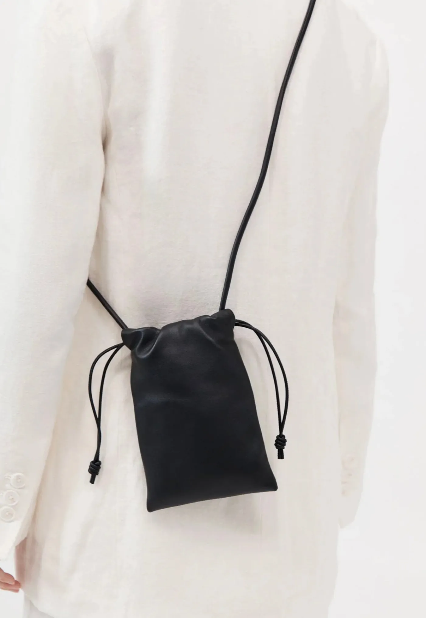 soft_drawstring_pouch__bl_2.webp New Soft Drawstring Pouch - Black Women Bags | Bags