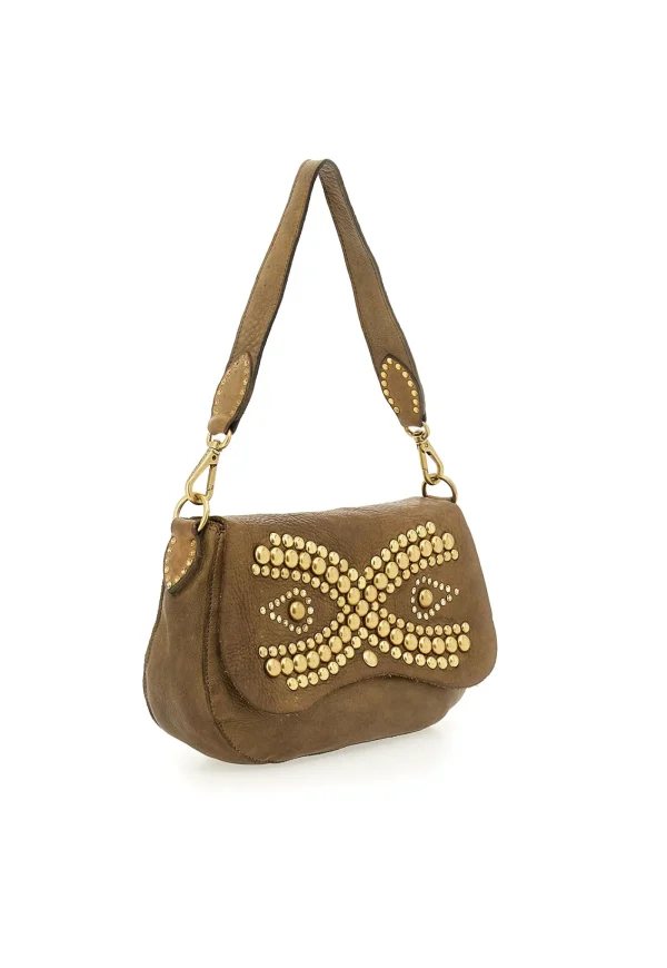 Hot Sphere Studded Shoulder Bag - Military Women Bags | Bags