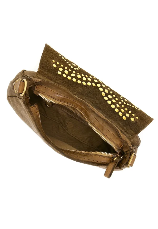 Hot Sphere Studded Shoulder Bag - Military Women Bags | Bags