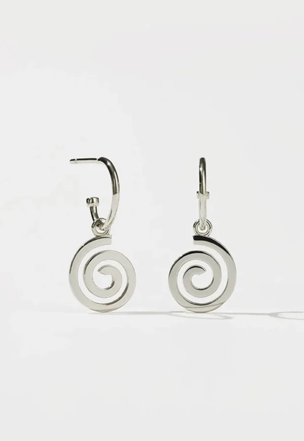 Fashion Spiral Signature Hoops Women Jewellery | Jewellery