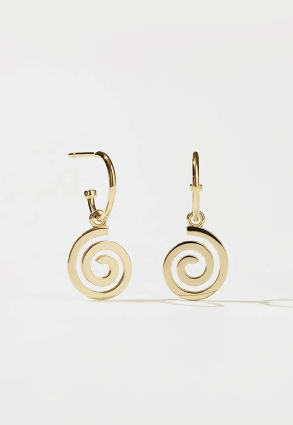 Fashion Spiral Signature Hoops Women Jewellery | Jewellery