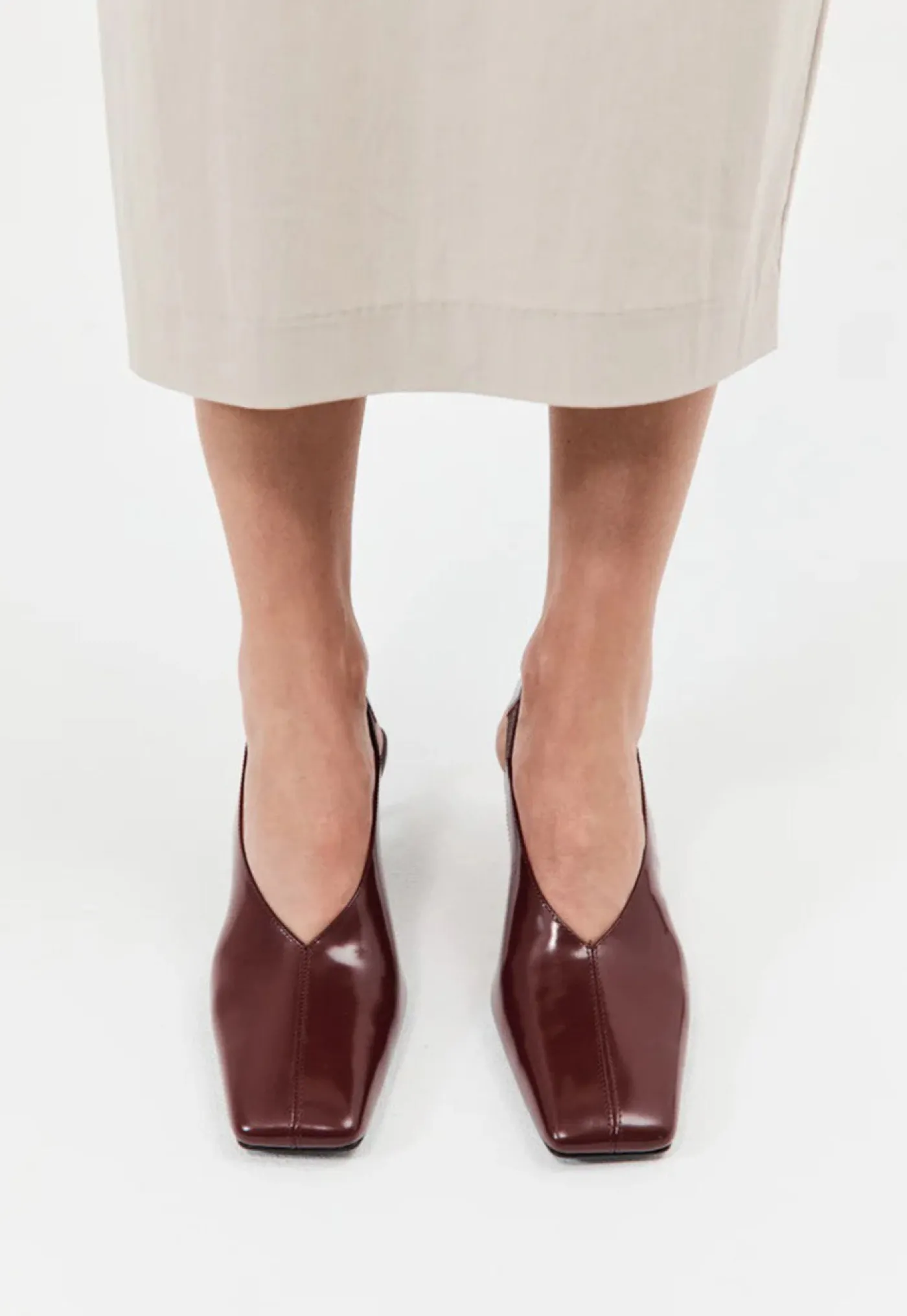 square_toe_sling_back_hee_2.webp Outlet Square Toe Sling Back Heel - Plum Women Footwear | Heels