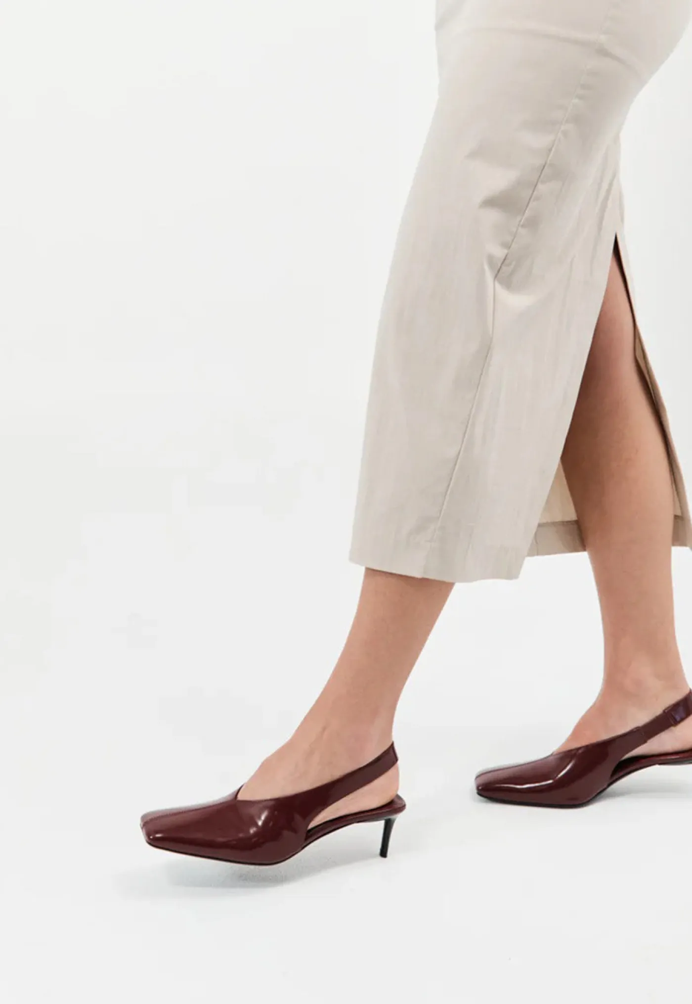 square_toe_sling_back_hee_4.webp Outlet Square Toe Sling Back Heel - Plum Women Footwear | Heels
