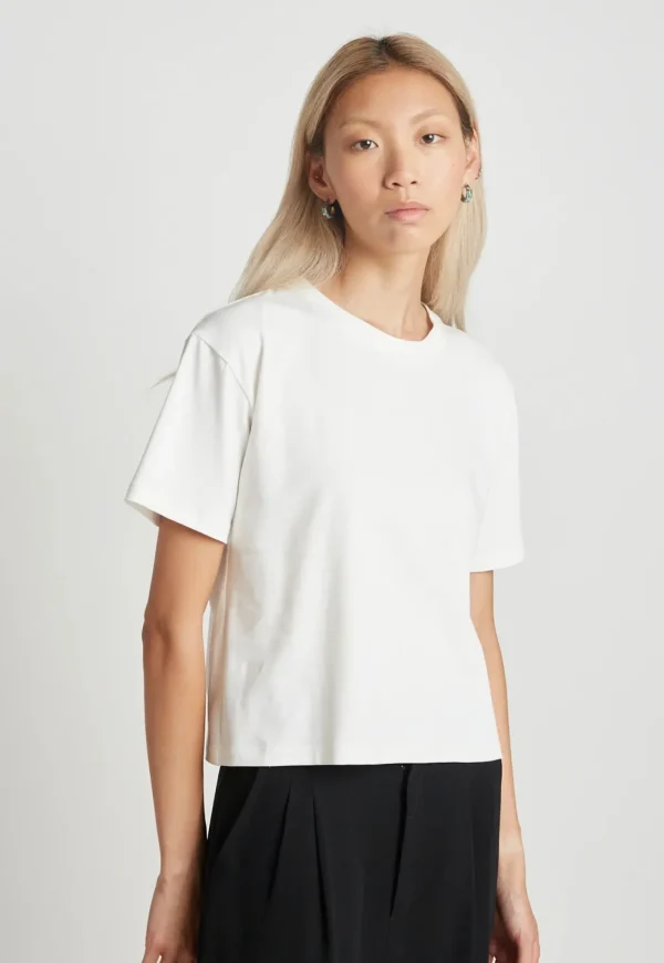 Outlet Squire Tee - Cream Women Tops & Tees
