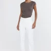 Fashion Straight Leg Jean - Ivory Women Denim