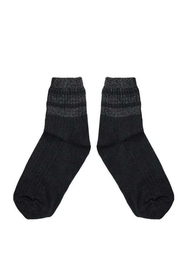Fashion Stripe Socks - Black/White Women Socks | Socks