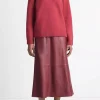 Best Structured Crew Neck Pull Over - Raspberry Women Knitwear