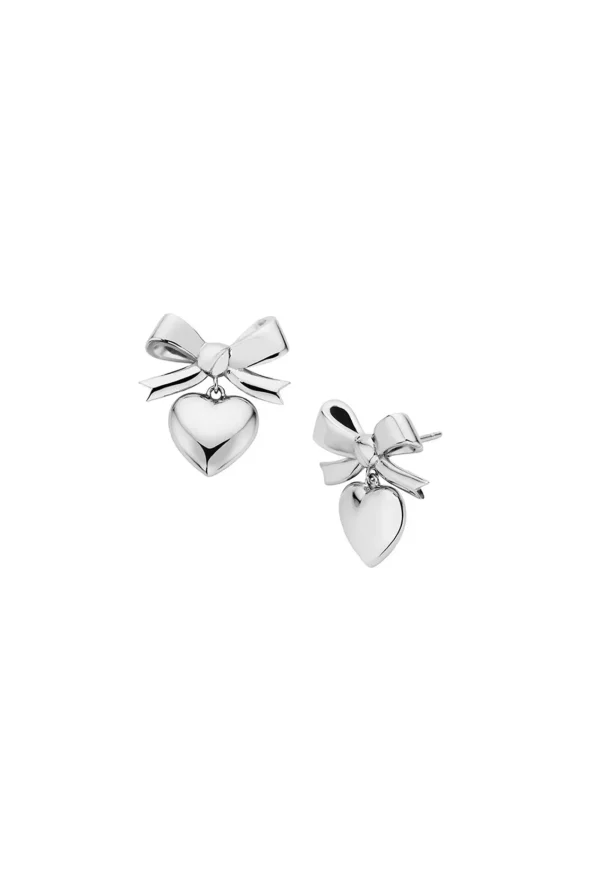 Best Superlove Bow Earrings - Silver Women Jewellery | Jewellery