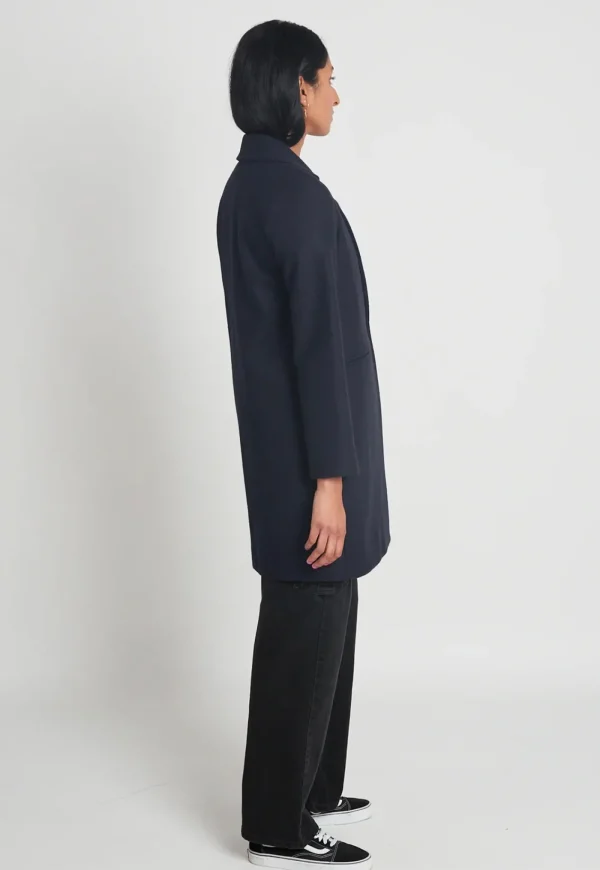 Fashion Supernova Coat - Navy Women Coats