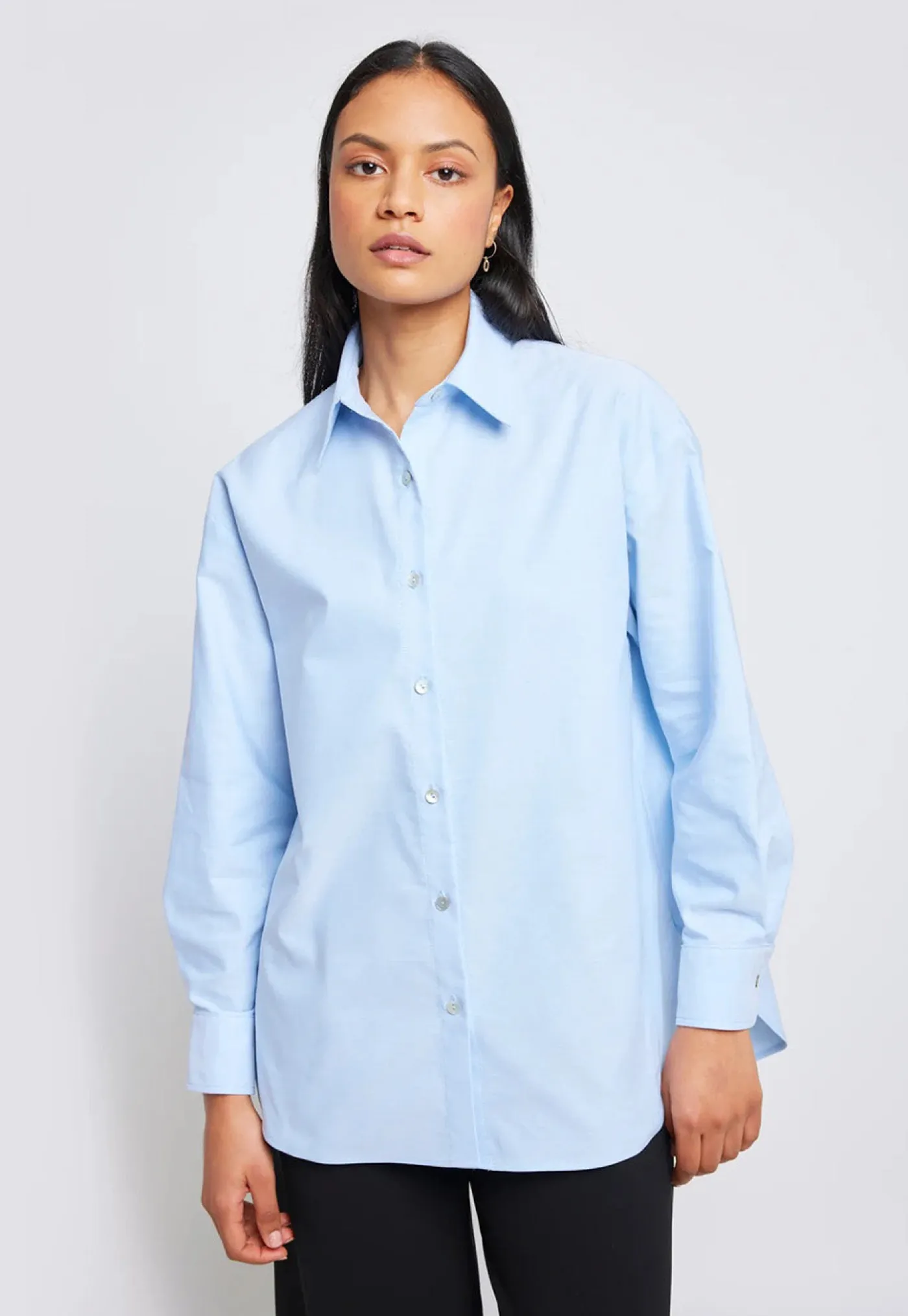 taking_care_of_business_s_0.webp Clearance Taking Care of Business Shirt - Pale Blue Women Tops & Tees