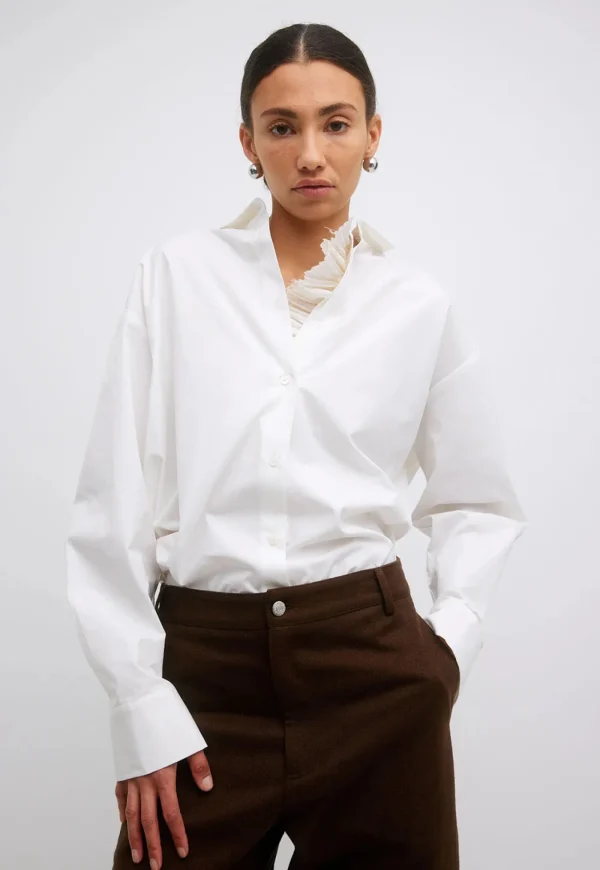 Outlet Tatum Shirt - Parchment Women Tops & Tees
