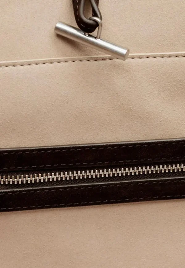 Fashion Teresa Tote - Umber Suede Women Bags | Bags