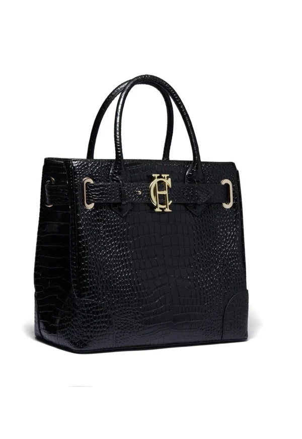 Sale The Brompton Tote - Black Croc Women Bags | Bags