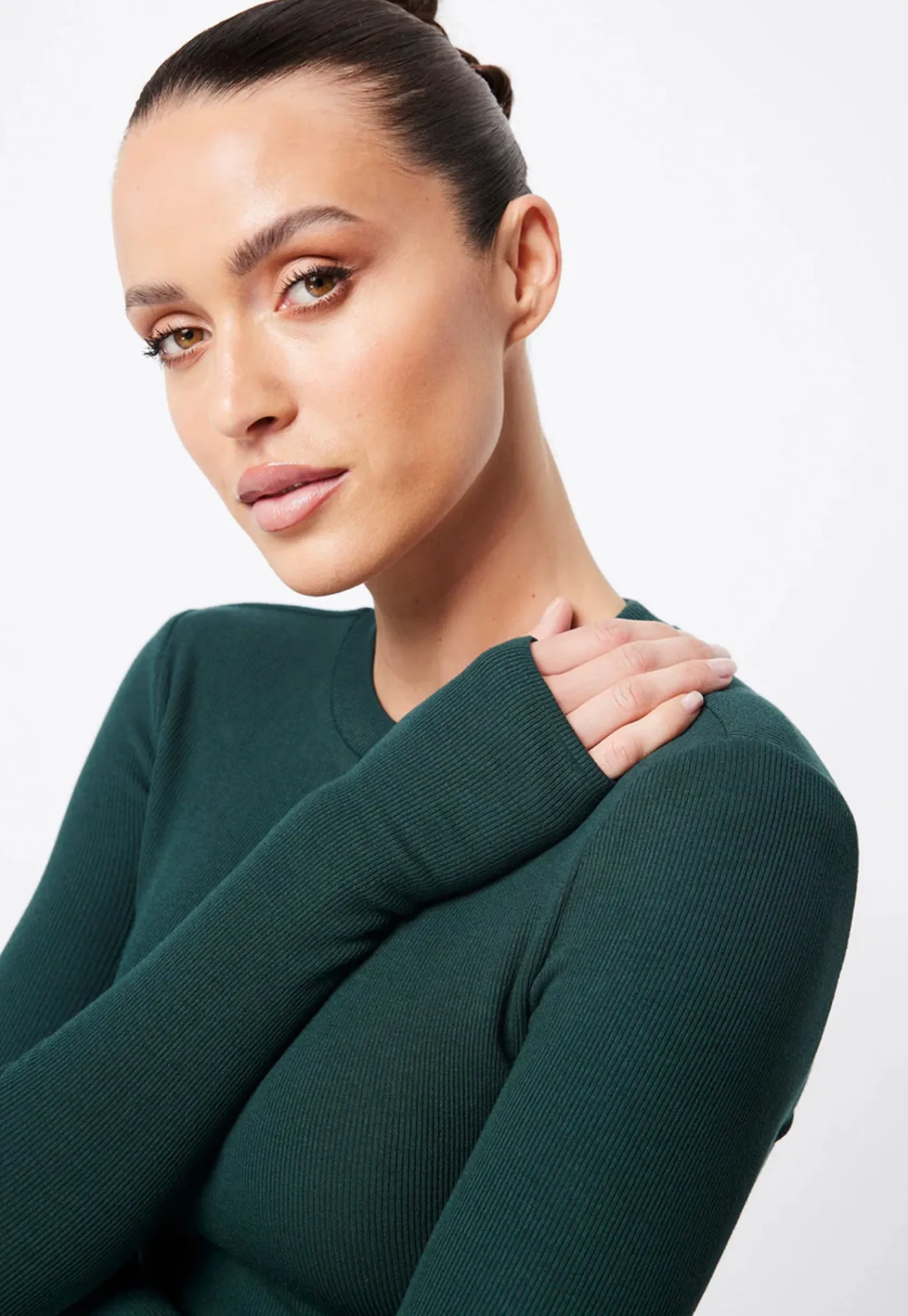 the_brooklyn_top__forest__3.webp Best The Brooklyn Top - Forest Green Women Tops & Tees