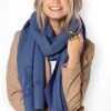 Hot The Chesterman Wool Scarf - Blue Women Scarves | Scarves
