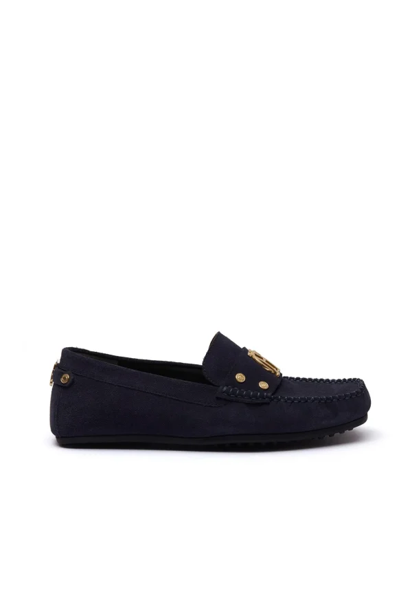 Sale The Driving Loafer - Ink Navy Women Footwear | Flats