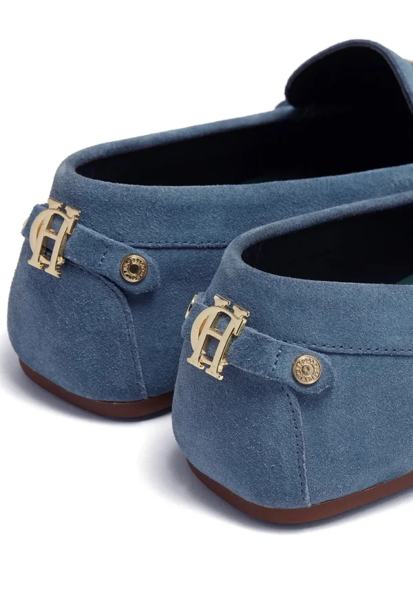 New The Driving Loafer - Soft Blue Women Footwear | Flats