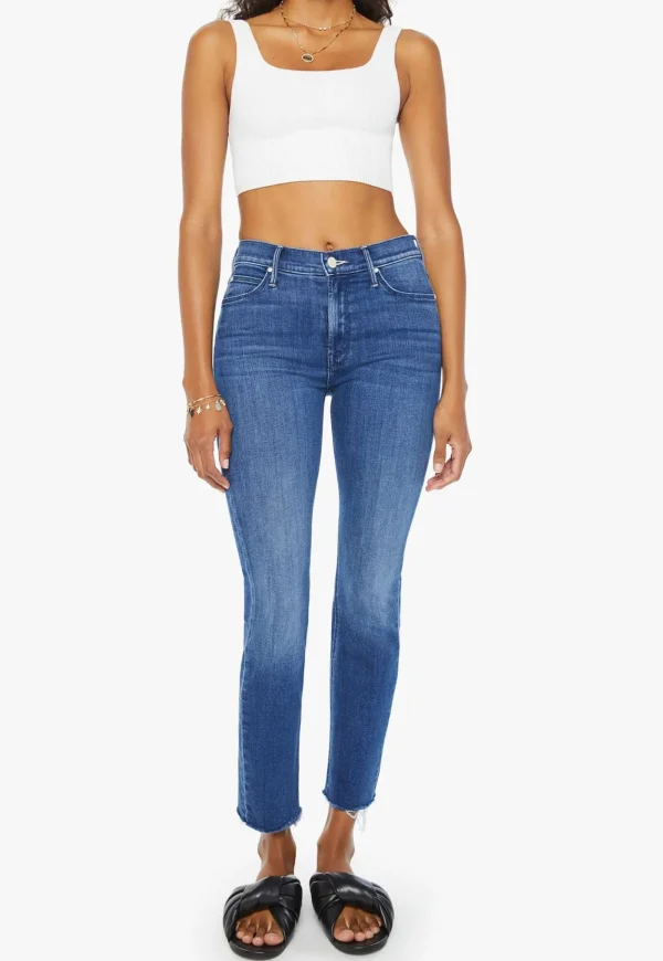 Discount The Mid Rise Dazzler Ankle Fray - Nothing Between Us Women Denim