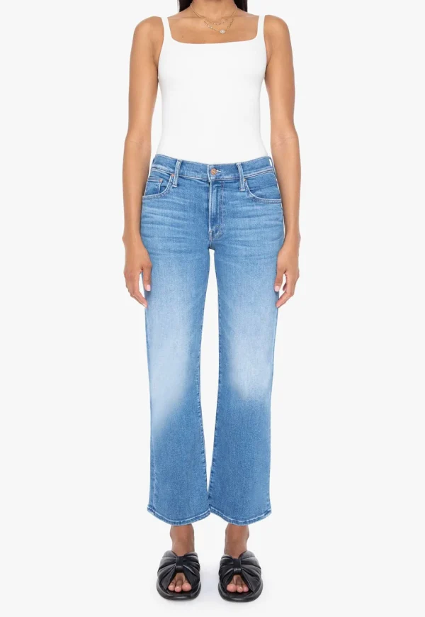 Sale The Mid Rise Zip Rambler Ankle - Out of the Blue Women Denim