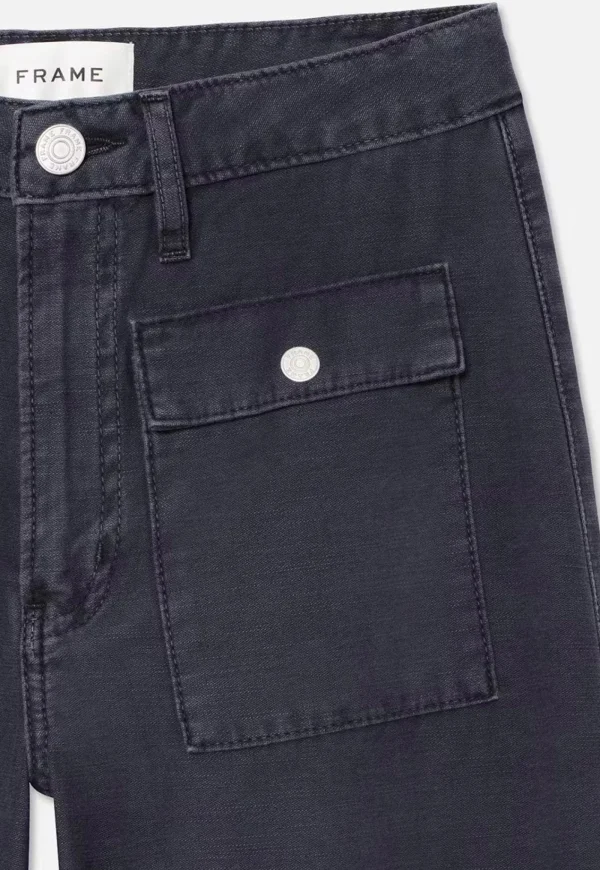 Hot The 70's Patch Pocket Crop Straight - Washed Navy Women Denim