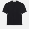 Fashion The Silk Gathered Top - Navy Women Tops & Tees