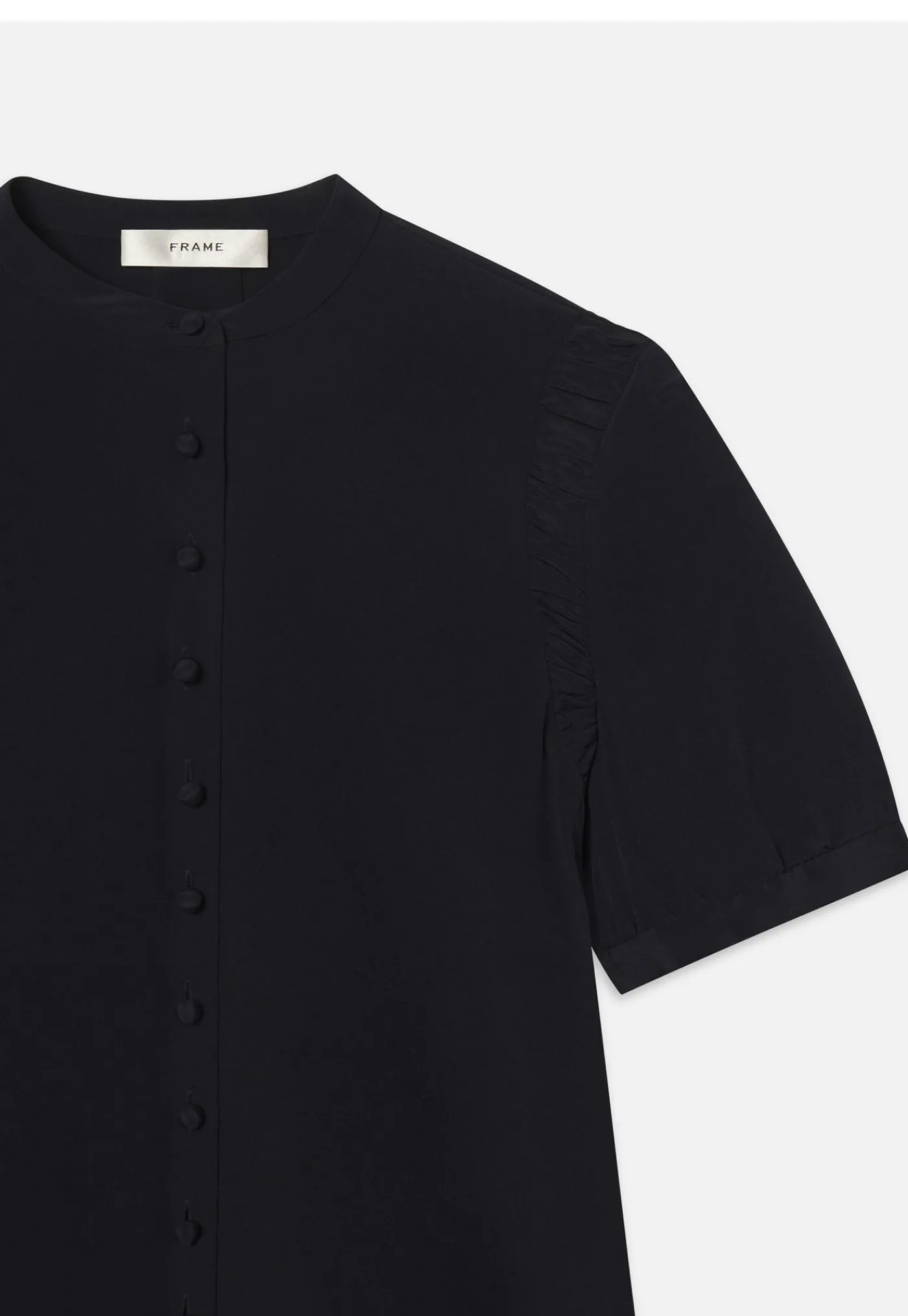 the_silk_gathered_top__na_2.webp Fashion The Silk Gathered Top - Navy Women Tops & Tees