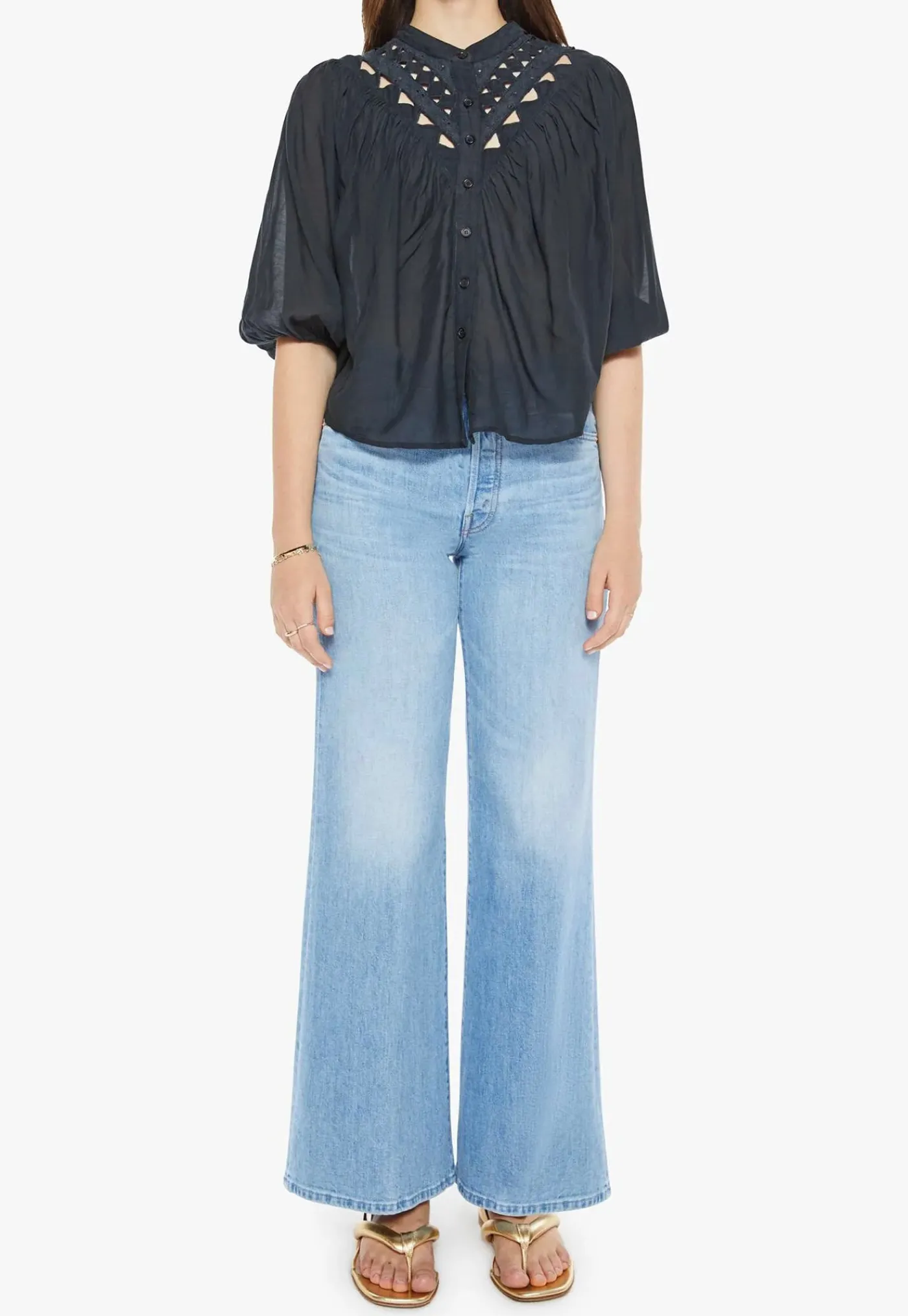 the_v_yoke_shirt__trifect_0.webp Sale The V Yoke Shirt - Trifecta Women Tops & Tees
