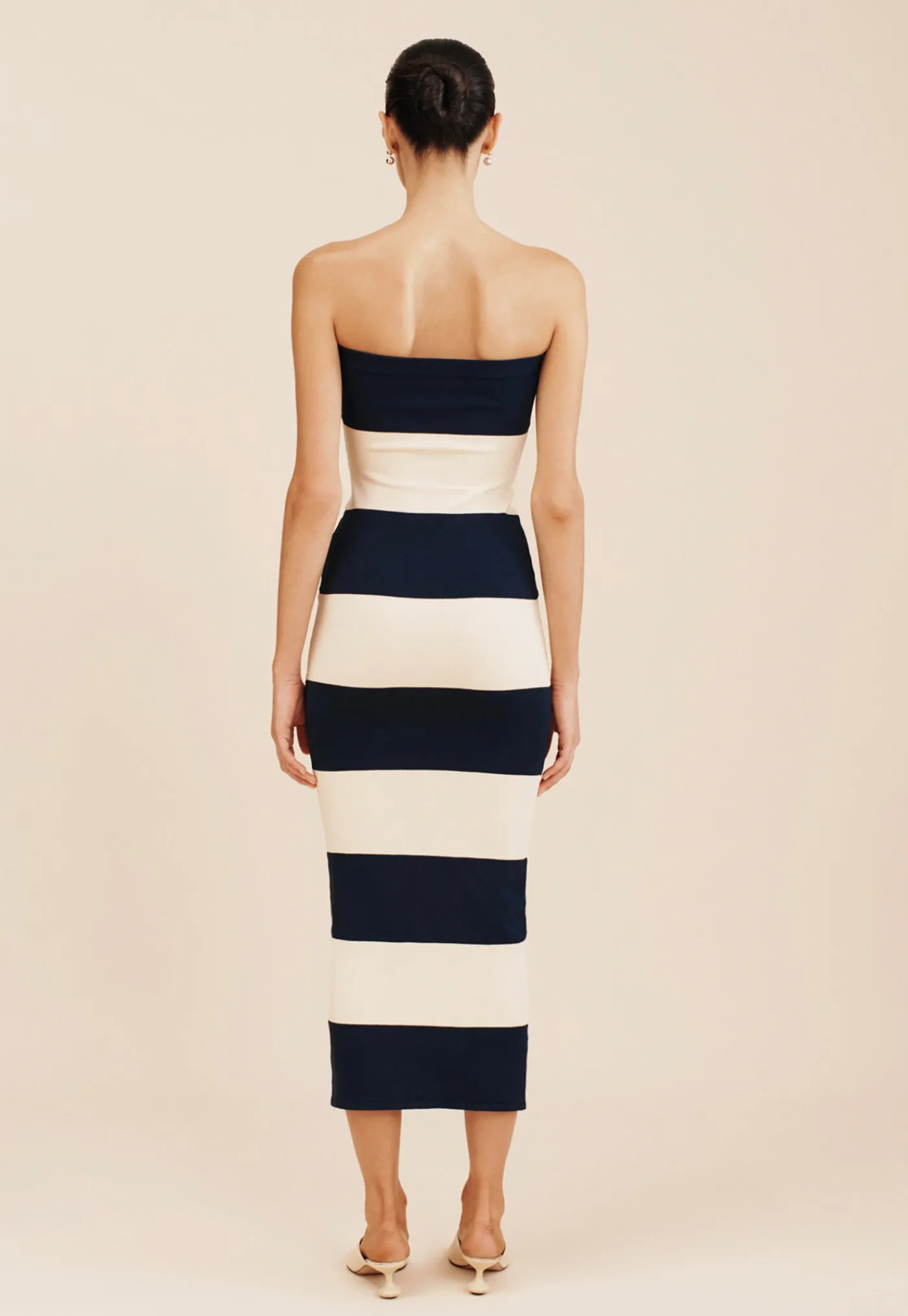 theo_strapless_dress__ink_2.webp New Theo Strapless Dress - Ink/Cream Women Dresses