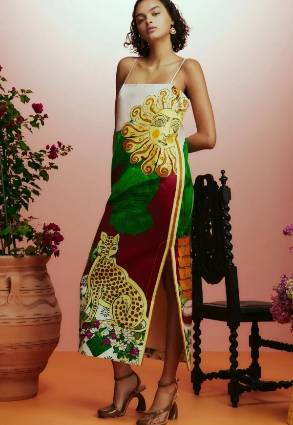 Outlet Tiger Slip Dress - Multi Women Dresses