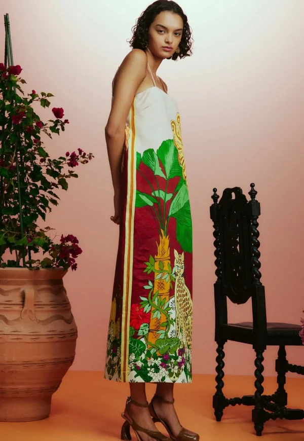Outlet Tiger Slip Dress - Multi Women Dresses