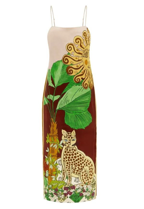 Outlet Tiger Slip Dress - Multi Women Dresses