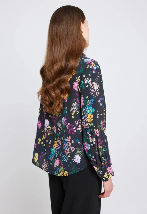 Fashion Trailblazer Shirt - Black Floral Women Tops & Tees