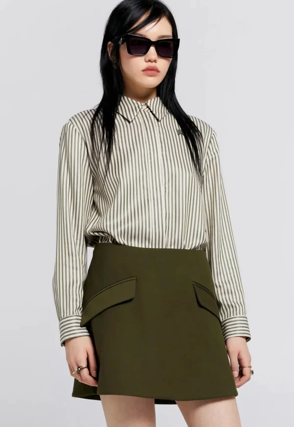 Clearance True Skirt - Olive Women Skirts